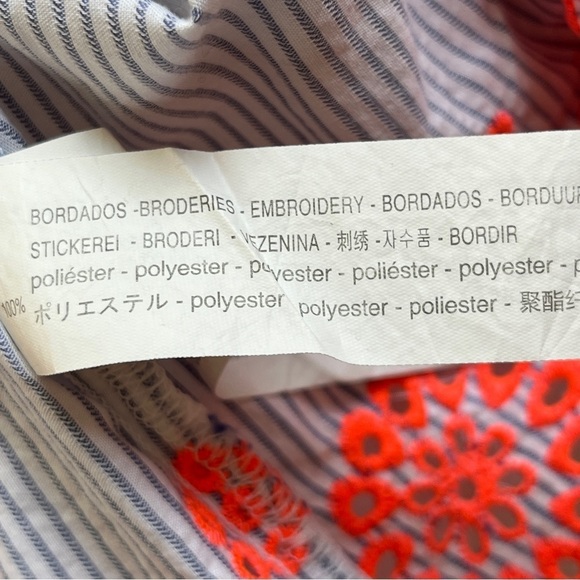 Zara Girls Collection Off Shoulder Strap Ruffle Blouse Top Shirt  Embroidered 5 - Picture 10 of 12